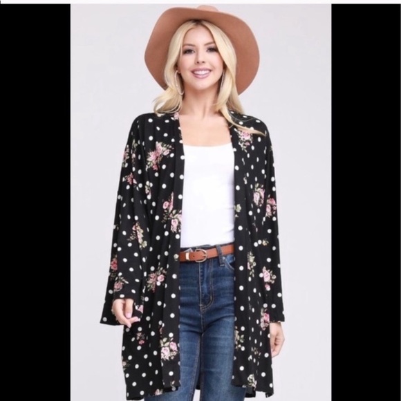 Sweaters - Shirley Floral Kimono